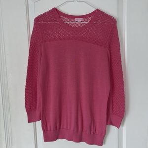 Lilly Pulitzer pink sweater L